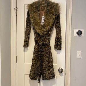 Show Me You MuMu Leopard Fur Jacket